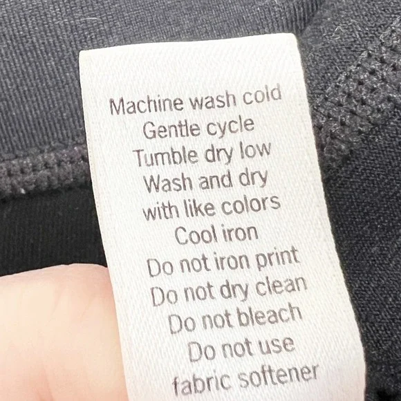 Athleta Womens Black High Waisted Athletic Yoga Stretch Ankle Leggings Size S - Picture 8 of 8